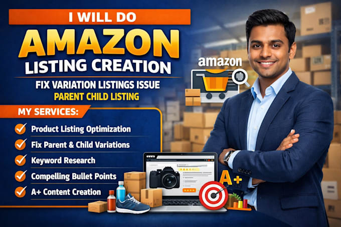do amazon listing creation fix variation listings issue parent child listing