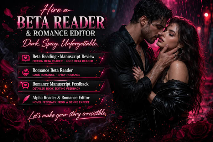 beta read dark romance spicy novel historical romance alpha reading feedback