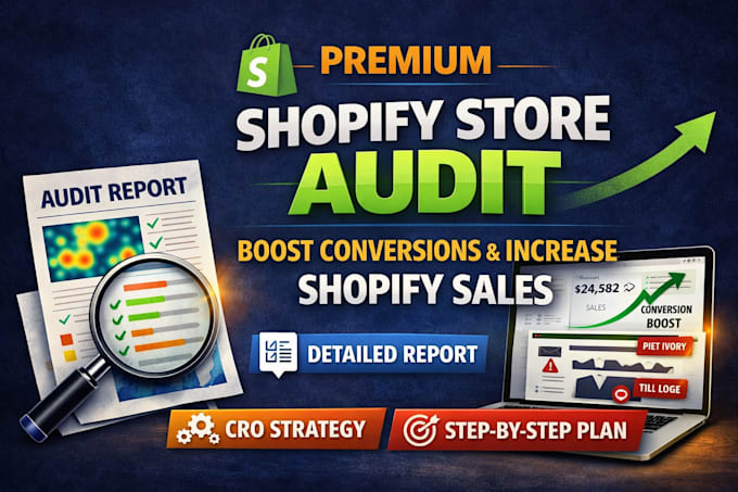 do premium shopify store audit to boost conversions and increase shopify sales