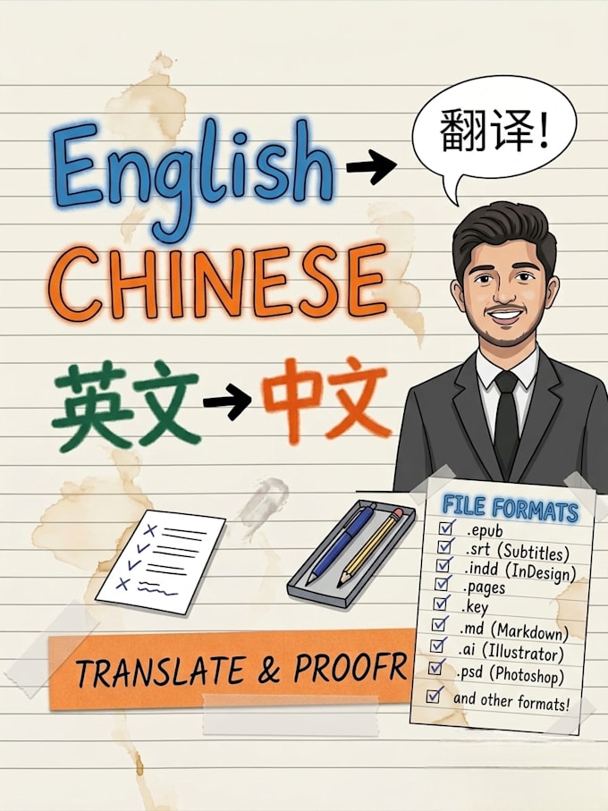 translate chinese into english and proofread professionally