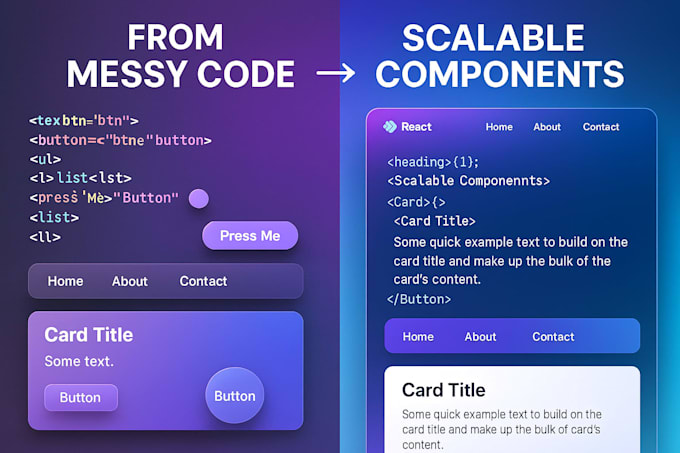 create reusable react components