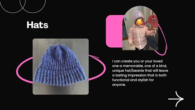 create you a custom knitted hat