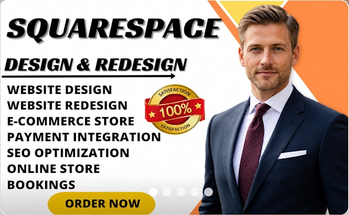 build squarespace website design, redesign, and custom website development