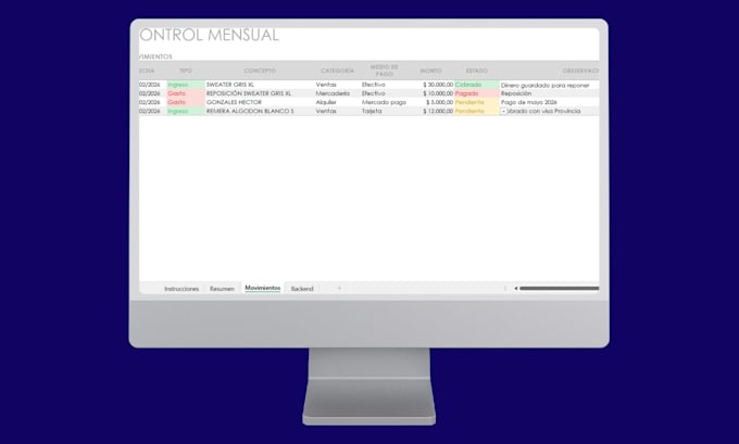 monthly expense tracker excel template with dashboard