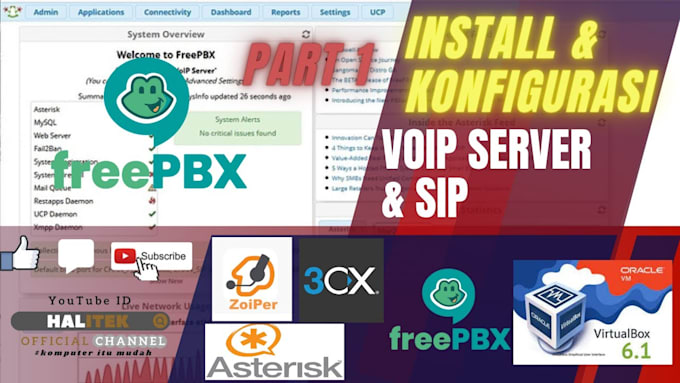 configure 3cx twilio ringcental asterisk fusionpbx freepbx system