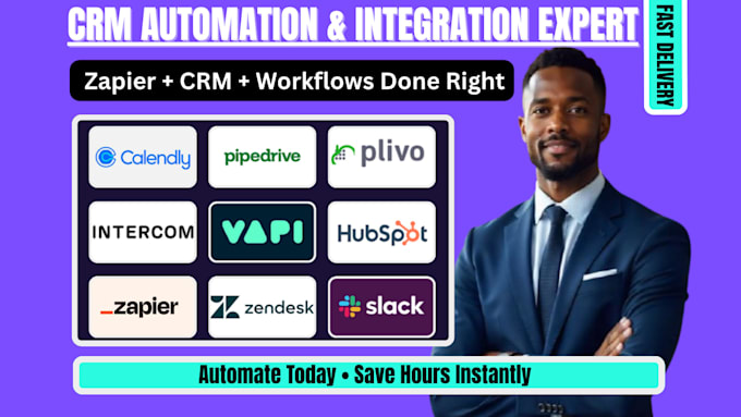 integrate zapier salesforce pipedrive crm zendesk intercom mailchimp asana gmail