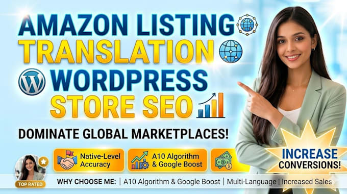 do perfect amazon listing translation seo optimization amazon store wordpress