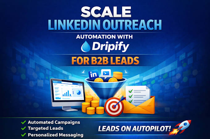 scale linkedin outreach automation with dripify for b2b leads