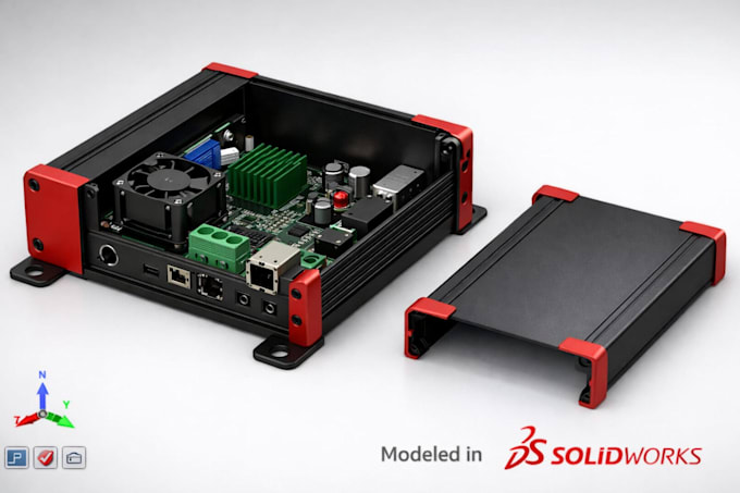 design simple pcb enclosure for 3d printing and prototyping