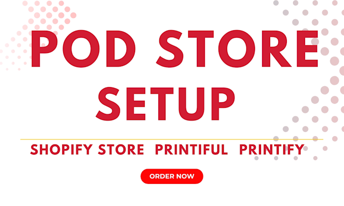 Set up shopify print on demand store etsy pod shop with printful ...