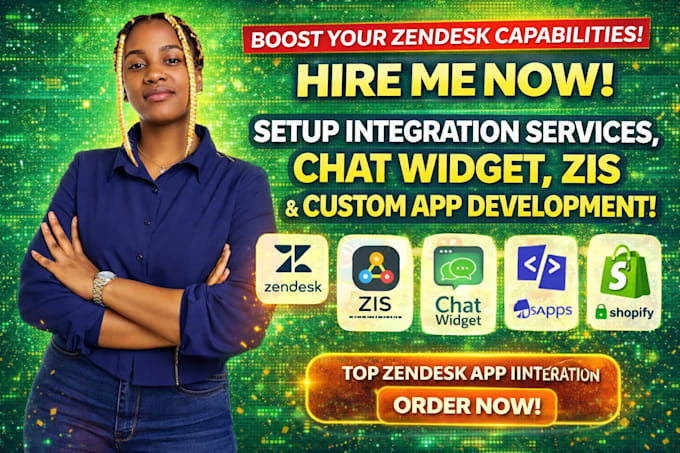 setup zendesk integration services chat widget zis and custom app development