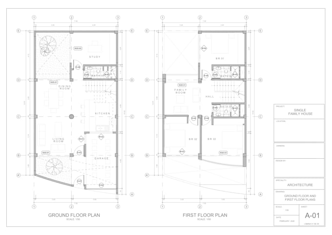 do professional 2d drafting in autocad and revit