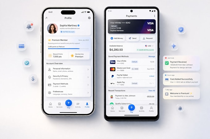develop a custom mobile app for android and ios