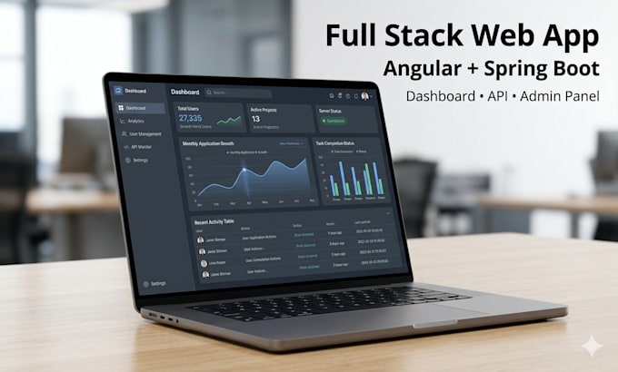 Build a full stack web app with angular and spring boot by Cheikh_leads ...