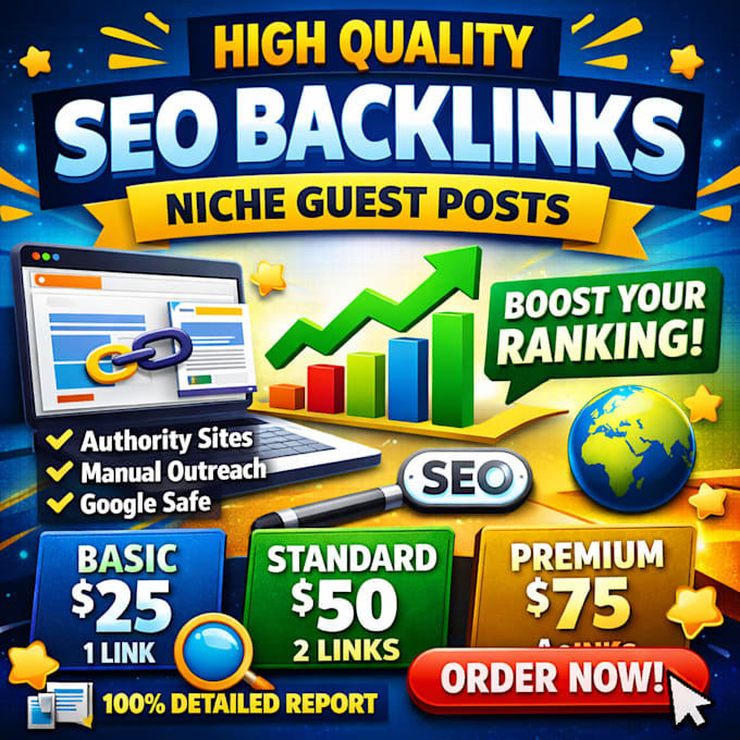 build high quality SEO backlinks guest posts