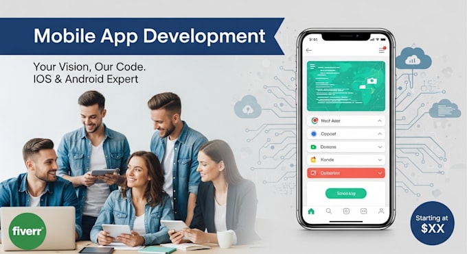Develop a professional android mobile app for your business or personal ...