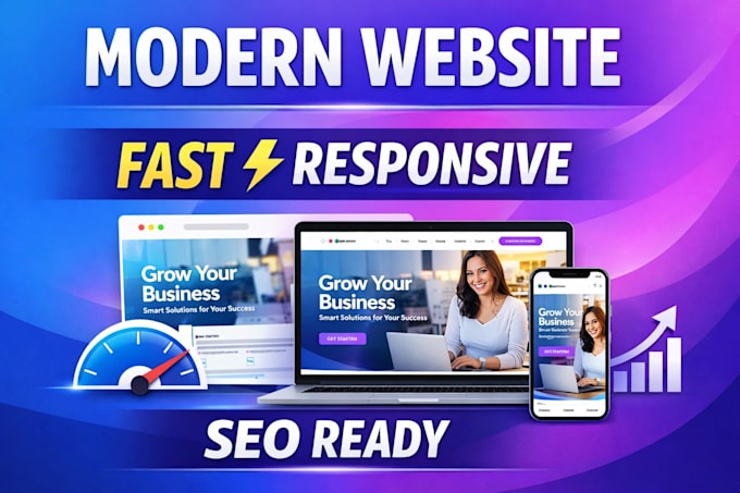 create a modern website for small business owners