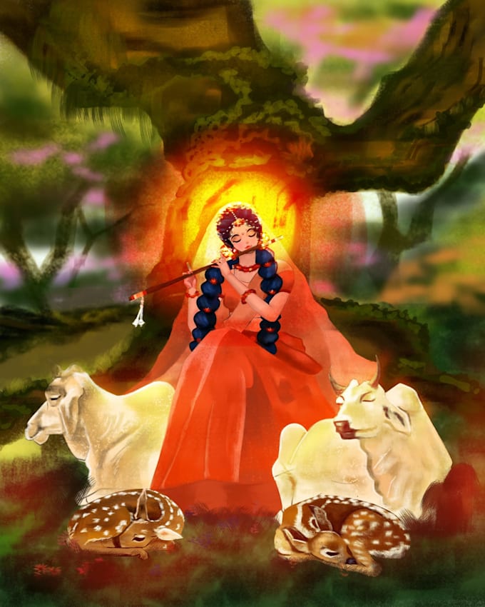 create fantasy inspired illustrations for you