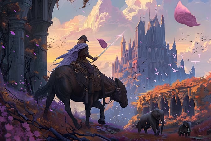 draw a fantasy illustration
