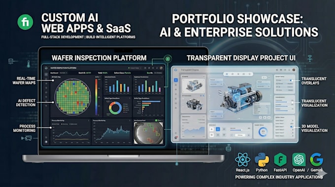 build ai web app or dashboard