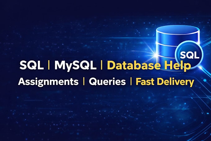 wite sql queries and solve database assignments