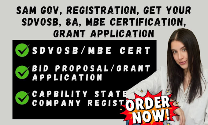 sam gov, registration, get your sdvosb, 8a, mbe certification, grant application