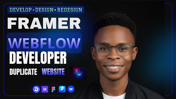 design framer website webflow developer duplicate divi website hostinger website