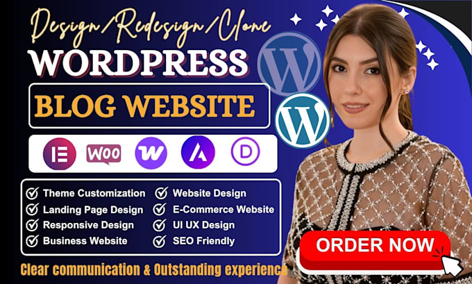design or redesign wordpress websites and blog using elementor