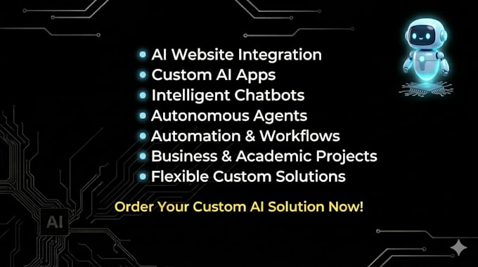 integrate ai into your website, develop ai apps, chatbot and automation solution