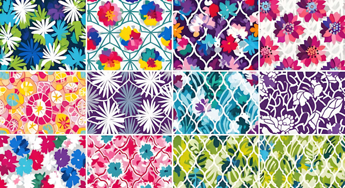 Job. Vector Repeat Pattern Design seamless vector repeat patterns for textile and fabric by Danzo ...