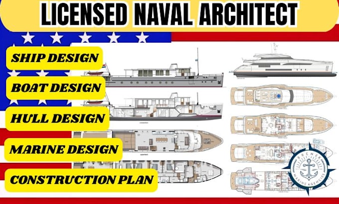 create 3d boat design, ship retrofit and conversion design drawings