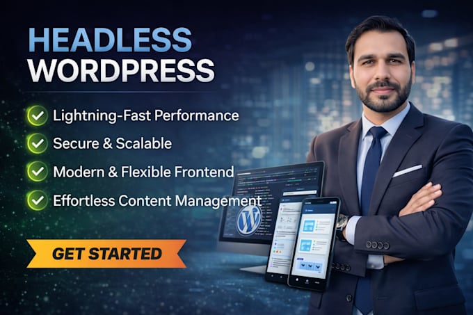 build headless wordpress website developer nextjs javascript react cms strapi