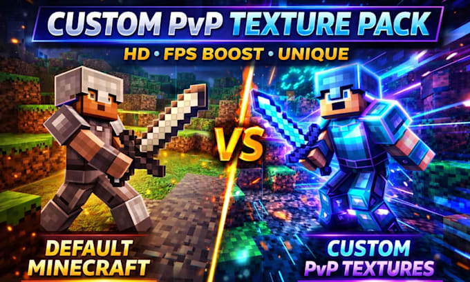edit or create custom pvp minecraft resource packs HD textures for java