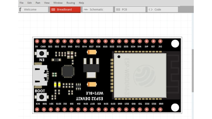 do multilayer pcb layout routing and fritzing diagram arduino esp32 stm32 projec