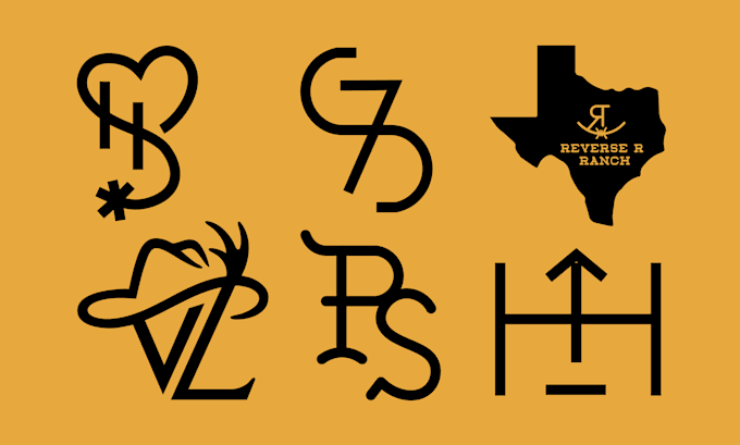 design an authentic custom western cattle brand