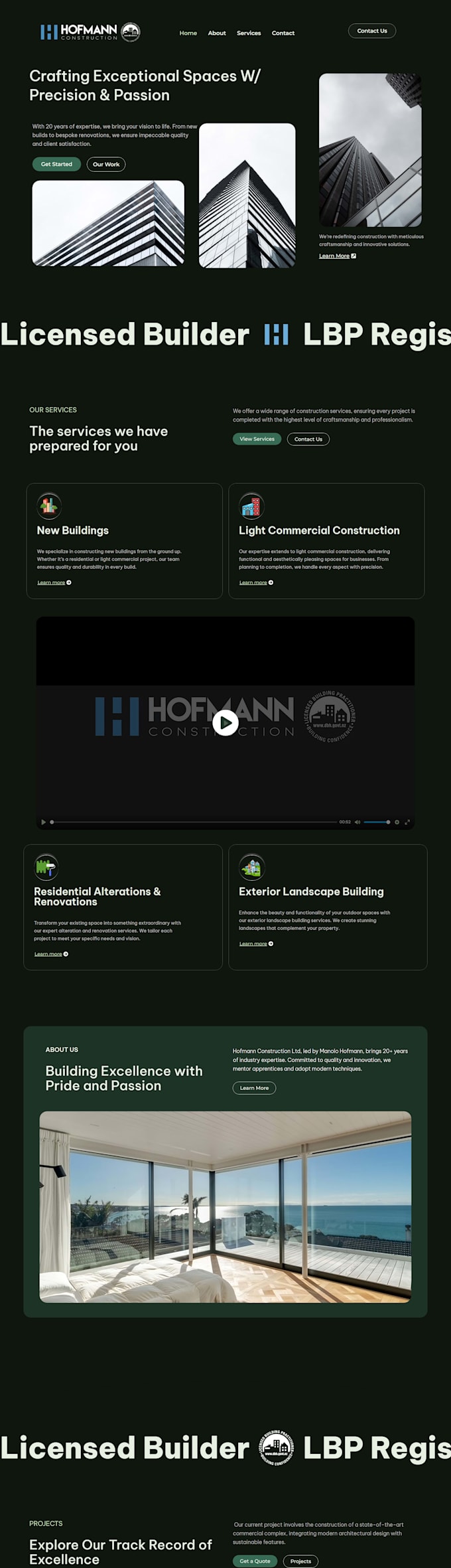 build a custom roofing company website that generates leads