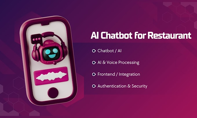 build a smart ai restaurant chatbot with voice ordering system