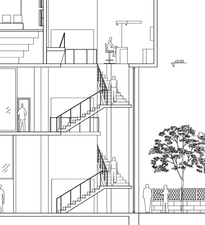 create detailed section drawings