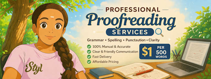 profesionally proofread your content before publishing