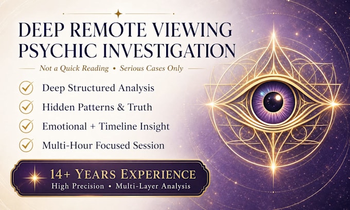do deep psychic reading remote viewing for family friends
