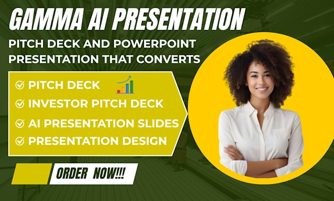create a gamma ai presentation pitch deck or powerpoint presentation