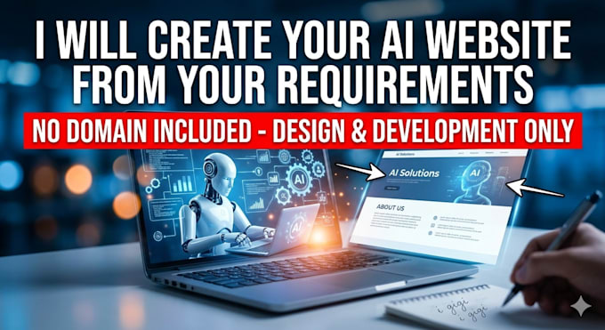 create a stunning ai landing page with source code included