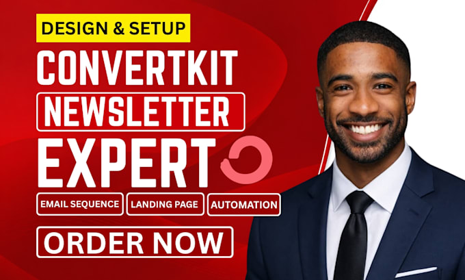 convertkit newsletter design convertkit landing page with kit email sequence