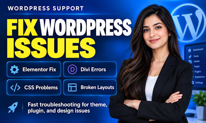 fix wordpress website bugs, divi and php errors