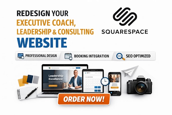 redesign executive coach website leadership website consulting website