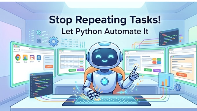 build python bot to automate chrome tabs and repetitive tasks