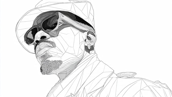 draw original technical illustration, vector line art