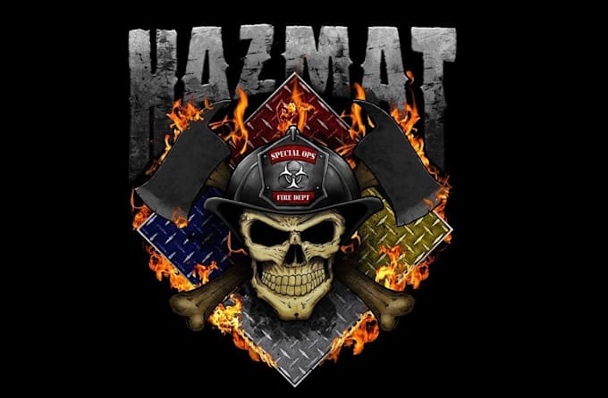 design high quality fire fighter mascot logo with express delivery