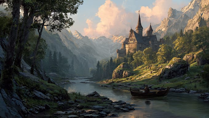 draw a fantasy illustration