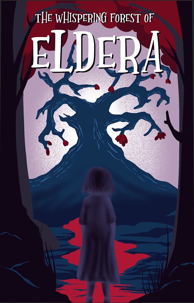 create illustration fairytale book cover